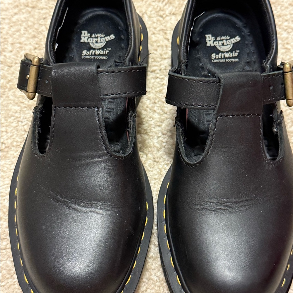 Dr. Martens Mary Jane’s Black Leather Shoes